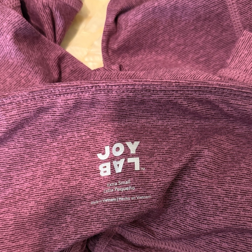 Bundle of 2 JoyLab Burgundy and Blue Leggings Size XS - Picture 2 of 9